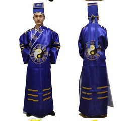 New Wudang Taoist Robe Wushu Kung Fu Tai Chi Morning exercise Uniform with Hat