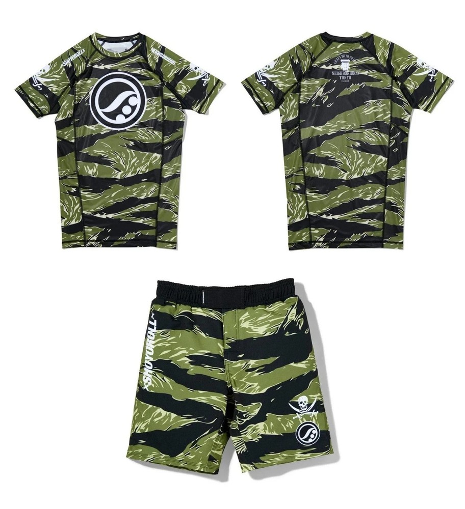 Shoyoroll X NBHD Neighborhood Grappling Rash Guard SS Short Bjj No Gi Tradition
