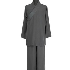 Buddhist Shaolin Monk Robe Full Set Meditation Uniforms Linen Kung Fu Suit Gift