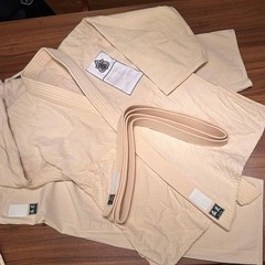 JU-OH Judo Uniform Set (Top And Bottom) Size 3 (approx. 170) Cream – Seifu