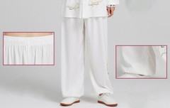 Women Tai Chi Clothes Embroidery Paste Drill Wushu Clothing Martial Art Uniform