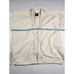 Toyo Martial Arts Gi Uniform Size 3 Natural Cotton Karate Judo Set Unbleached