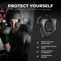 FIGHTR Boxing Headgear with Best fit | Boxing Helmet Guard for Sparring | Adj…