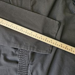 Large Black Gi Jacket Unbranded Unisex Martial Arts