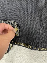 hayabusa jiu jitsu gi Y4 Youth Black MMA Fighters Tough Roll Choke