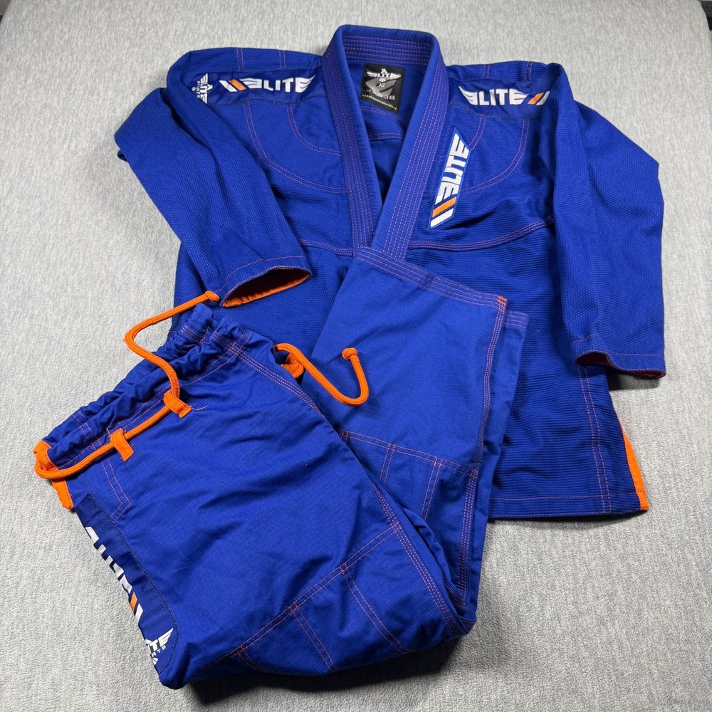 Elite Sports Brazilian Jiu Jitsu Gi Uniform A2 Blue Martial Arts BJJ Grappling