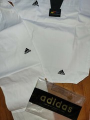 Youth Adidas Taekwondo White Uniform Chungs Martial Arts Kids Size 1 150 cm
