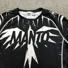 Manto Jiu Jitsu Set Mens XL Black Long Sleeve Rashguard Shorts Grappling MMA