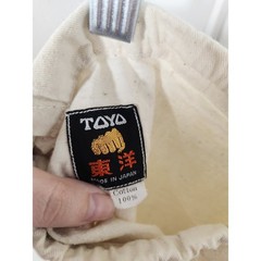 Toyo Martial Arts Gi Uniform Size 3 Natural Cotton Karate Judo Set Unbleached
