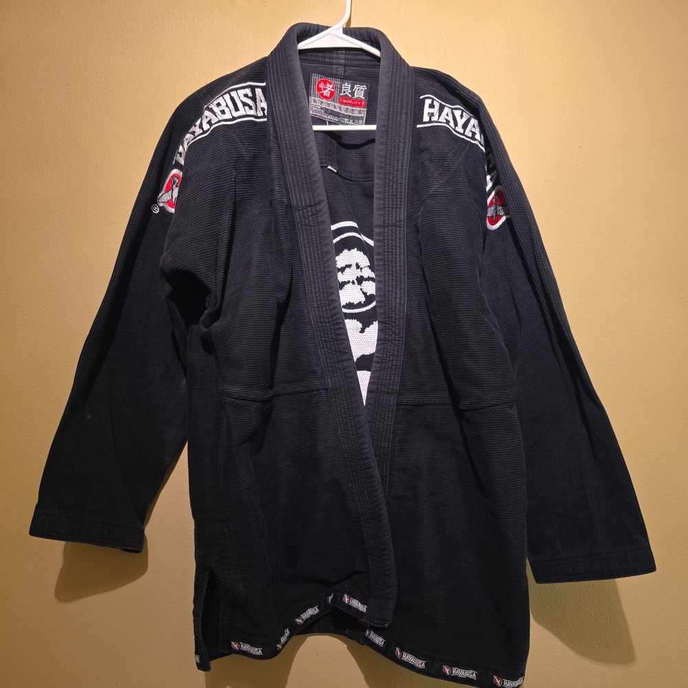 Hayabusa Jiu-Jitsu MMA Gi Size A3 Black Kimono Top Only