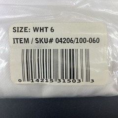 Century Martial Arts TKD Dobok Uniform Size 6 White Jacket Pants Belt New Sealed