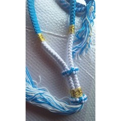 Mongkol Prajiat MMA Muay Thai Light Blue And White Thai Boxing Handmand Head & A