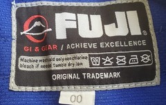 Fuji Gi Martial Arts Uniform blue BJJ MMS JUDO JUJITSU etc Size 00 + white Belt