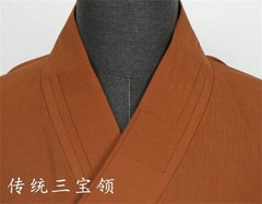 Buddhist Shaolin Monk Robe Full Set Meditation Uniforms Linen Kung Fu Suit Gift
