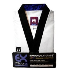 MOOTO EXTERA S5 Taekwondo Uniform (with Black V NECK) WTF Dobok