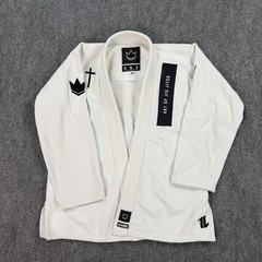 Kingz Gi Jiu Jitsu Uniform Set Mens Small A1 White AOJ Art Of Jiu Jitsu