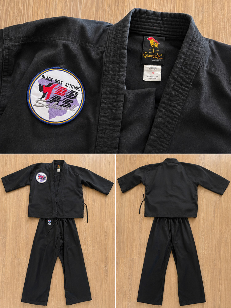 ATA black uniform size 3