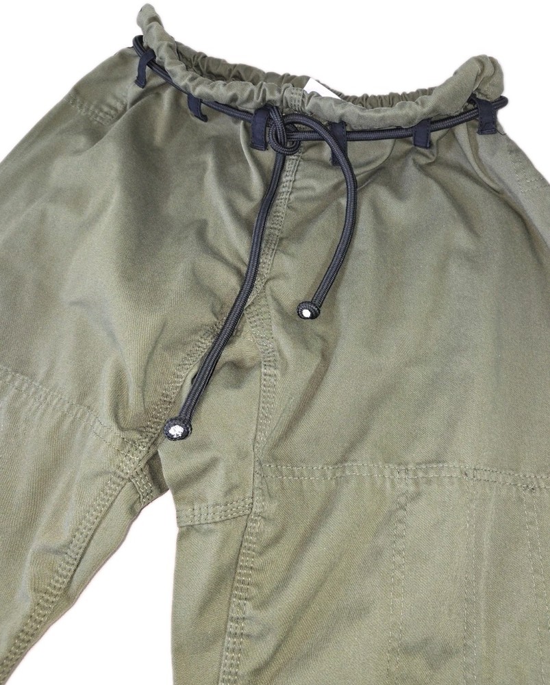 Elite Sports Martial Arts Pants A4 Green Drawstring