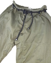 Elite Sports Martial Arts Pants A4 Green Drawstring