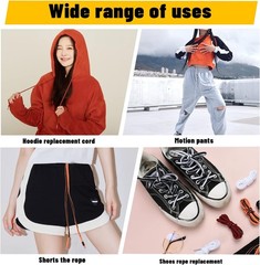 10 PCS Sweatpants Drawstrings with Threader