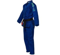 Fuji Womens Women Blossom Brazilian Jiu Jitsu Gi Jiu-Jitsu BJJ – Blue