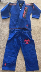 Jiu-Jitsu Freestyle Customs Kimono Blue Jiu Jitsu Gis Size M1