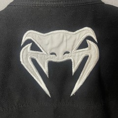 Venom Contender BJJ Gi Size A2.5 100% Cotton Black