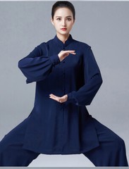 Summer Tai Chi Clothes Wrinkle Free Wushu Clothing Kung Fu Dress Martial Art