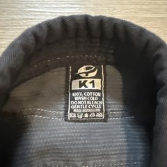 Off Brand Kids BJJ Jiu Jitsu Kids Gi Size K1 Black