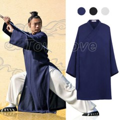 Wudang Taoist Robe Kung Fu Martial Arts Wing Chun Tai Chi Linen Uniform Unisex