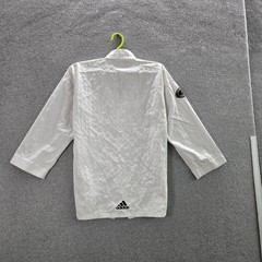Adidas Men Shirt 1 150 CM White Embroidered Taekwondo Logo Martial Arts READ