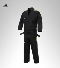 Adidas ADI-OPEN Dobok Boy’s Champion Uniform Black Taekwondo Hapkido Karate TKD