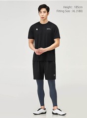 MOOTO Flex Shorts (Half-length Black Pants) Sports Team Training Wear Uniform