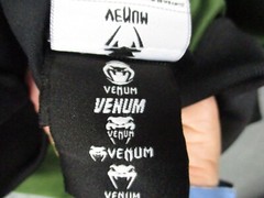 Venum Jacket XXL MMA Adult Full Zip Green Black Viper Head Logo Pockets