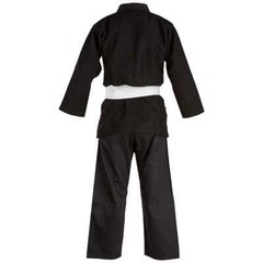 JP Karate Gi Uniform 8oz Martial Arts Adult Lightweight Kids Belt Outfit Black