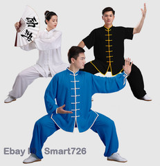 Chinese Kung Fu Tai Chi Suit Cotton Shirt+Pants Wushu Uniform Martial art Sets