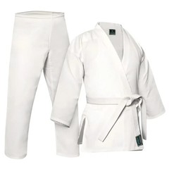 Custom Adult/Kids 100% Cotton 8oz White Karate Uniform | All Sizes | Free Belt