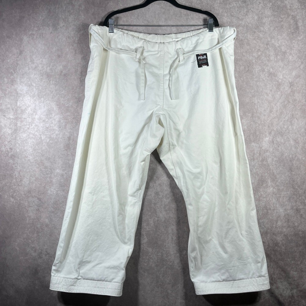Fuji Kimono Jiu Jitsu Mens Size 5 White Martial Arts Pants Only