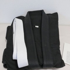 YOUR JIU JITSU GEAR YJJG BRAZILIAN UNIFORM A2 BLACK W/ WHITE BELT