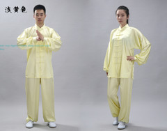 Satin Unisex Martial Arts Uniform Kung Fu Suit Costume Tai Chi Performance Sets