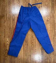 Vintage 70s 80s Team USA Karate Gi Blue And Red Men’s Size M Set Pants And Top