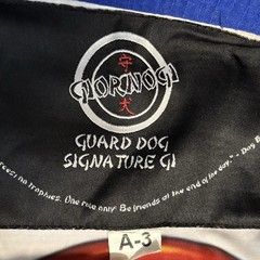 Giornogi Brazilian Competition Signature GI Guard Dog Blue Heavyweight GRAPHICS