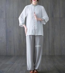 New Women’s Tai Chi Uniform Martial Arts Performance Training Clothes Tang Suits
