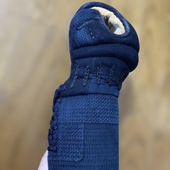 Japanese Kendo Kote Gloves Armor Navy Blue Size M Elementary Junior