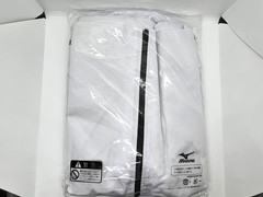 Mizuno Windbreaker Sports Wear White Breath Thermo Warmer Jacket and Pants Set