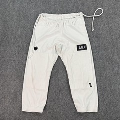 Kingz Gi Jiu Jitsu Uniform Set Mens Small A1 White AOJ Art Of Jiu Jitsu