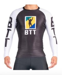 Fuji Sports Men’s Long Sleeve BTT Rash Guard Brazilian Jiu Jitsu New #4305 XL