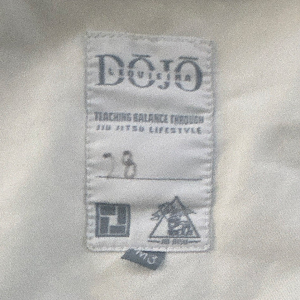 adidas Dojo Jiu-Jitsu Gi Pants White/Gray Stripes Adult Unisex Size M3