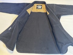 Gold Valiant GI Size A2 Black Jiu-Jitsu Adult Mens Martial Arts Uniform