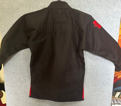 Elite Sports Brazilian Jiu Jitsu BJJ Gi Jacket Black Red Technical Fight Wear F2